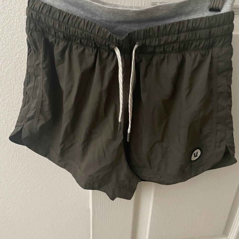 Vuori Women's Dark Green Athletic Shorts